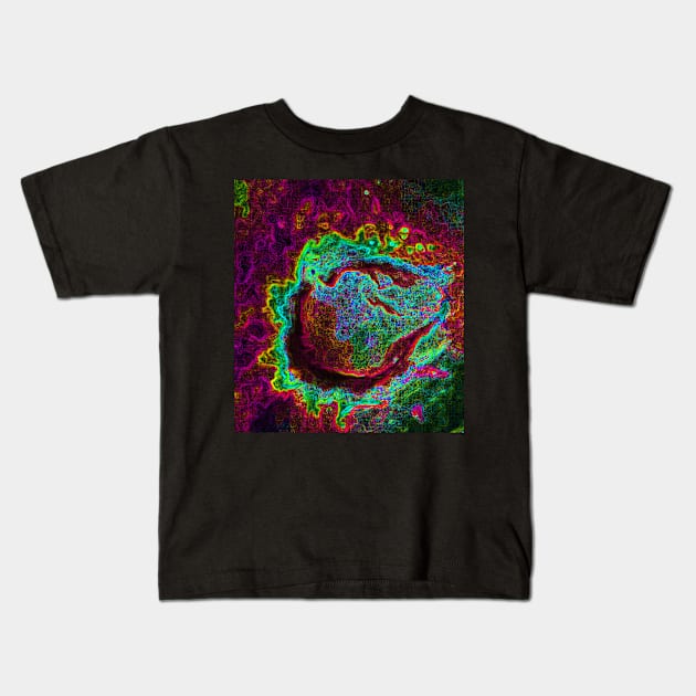 Black Panther Art - Glowing Edges 127 Kids T-Shirt by The Black Panther